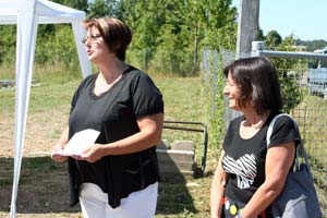 Discours d'inauguration par Marie-Hélène Vallier, maire de Consac